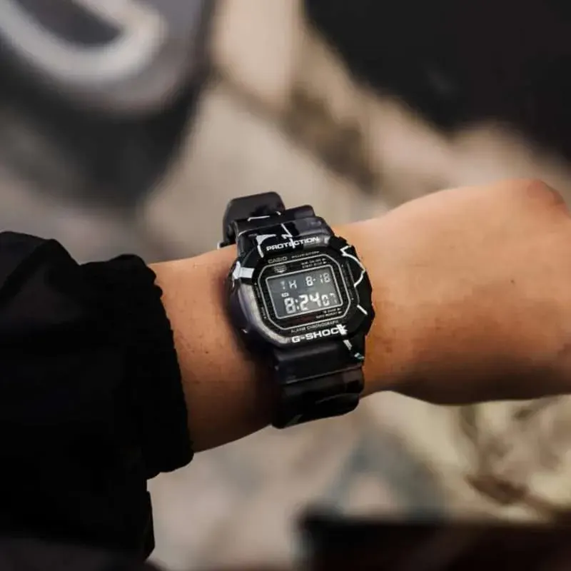 Casio G-Shock Street Spirit Digital Graffiti Art Men's Watch- DW-5000SS-1